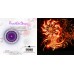 FRACTAL ART DESIGN GREETING CARD Flamed Heart